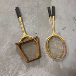 Antique Tennis Rackets 