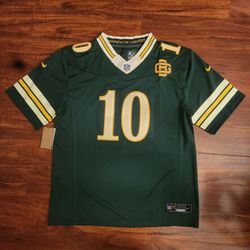 Green Bay Packers Love #10 Jersey XXL