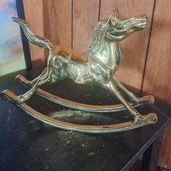 Bronze Miniture Rocking Horse