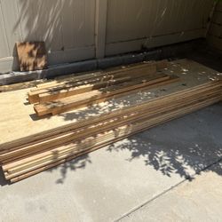 8ft x 2ft x 3/4 wood