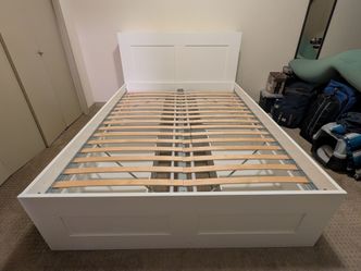 Queen bed frame with Storage