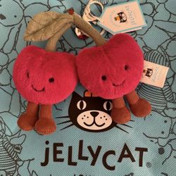 Jellycat Amuseables Cherries Bag Charm