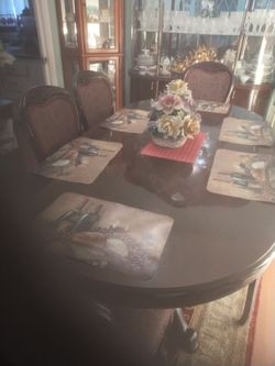 Table and 6 chairs