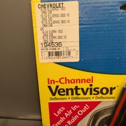 AVS In Channel Vent Visors For Chevy 