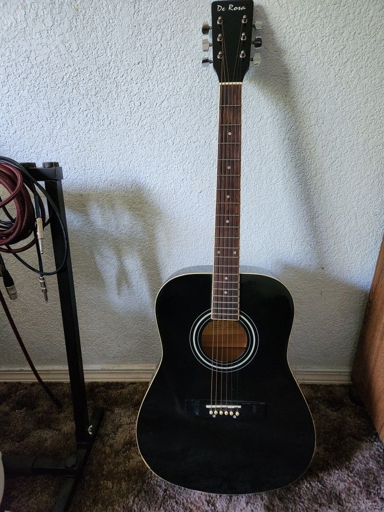 Guitar De Rosa GA410-BK
