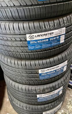 225 45 18 Tires Set New