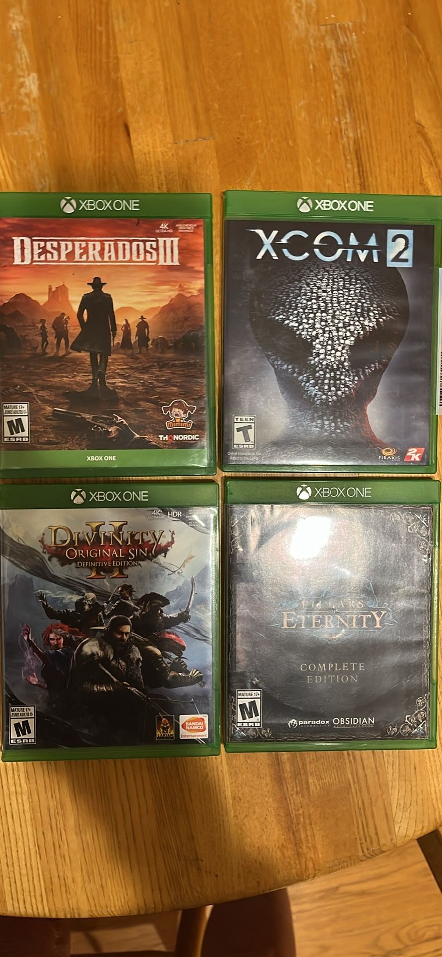 XBOX ONE games $2 each