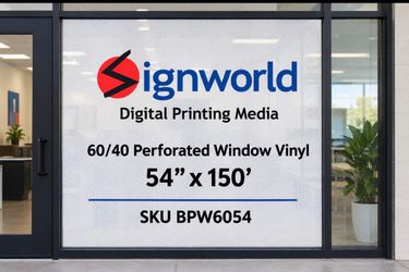 Signworld 60/40 Perforated Window Vinyl 54" x 150'