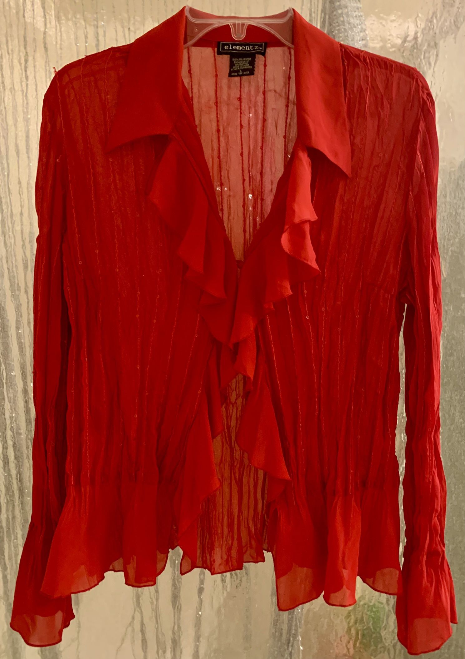 Dressy Red Blouse