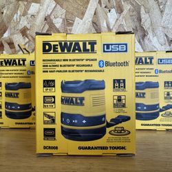 DeWALT USB-C Rechargeable Bluetooth Speaker