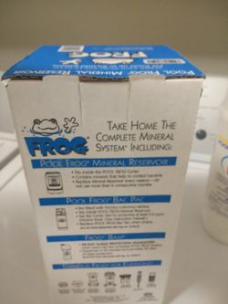 Pool Frog Supplies-Mineral and Bac Pacs