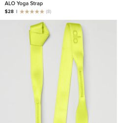 Alo Highlighter Yoga Mat Strap 