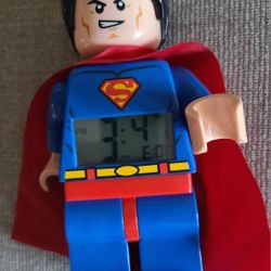 Lego Superman Alarm Clock 