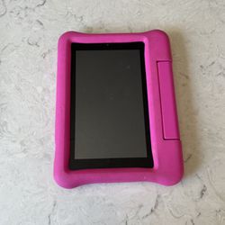 Pink Amazon Fire Tablet