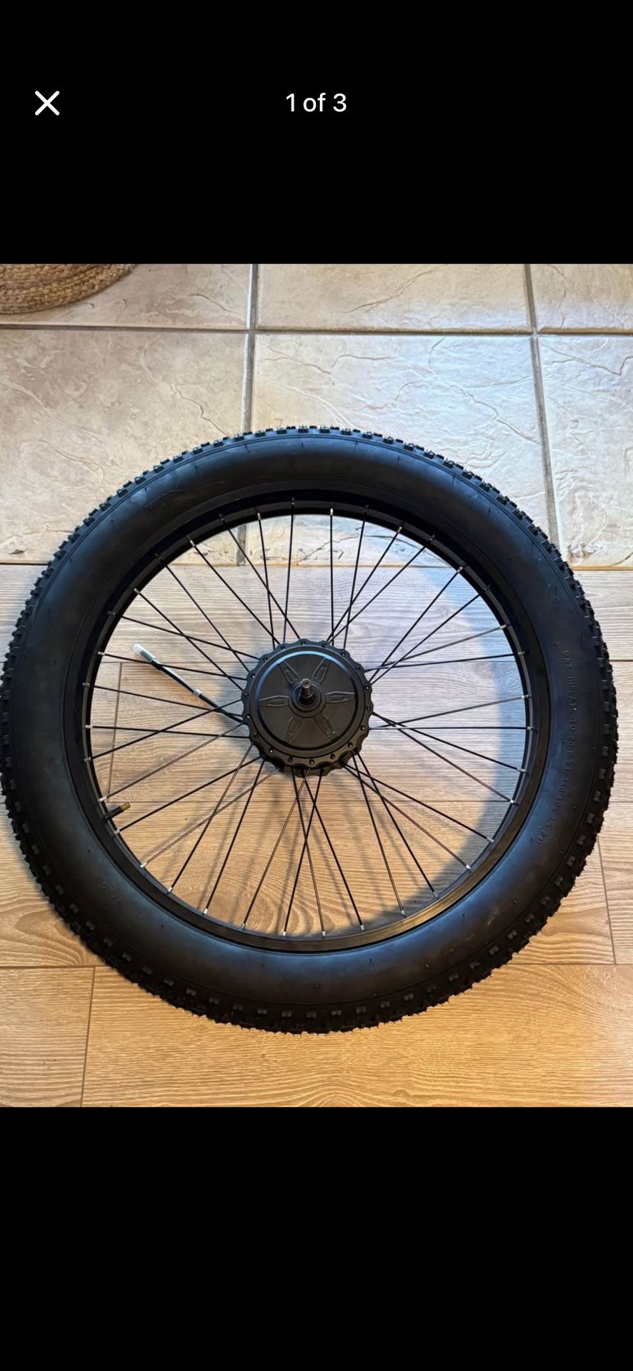26” fat tire wheel motor hub