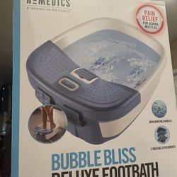 Bubble Bliss Deluxe Foot bath 