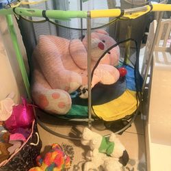 Toddlers Play Ground, Trampoline And Sensory Blocks 