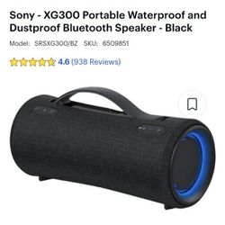 Sony XG300 Bluetooth Speaker 