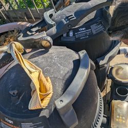 Jacuzzi Pool Equipment Two Filters Four Pumps Salt Machine