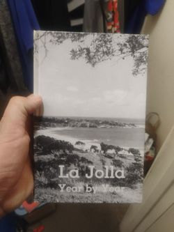 Vintage hardback book La Jolla history