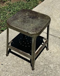 Vintage Lyon Industrial Stool