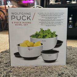Wolfgang Puck Mixing bowl set w/ lids