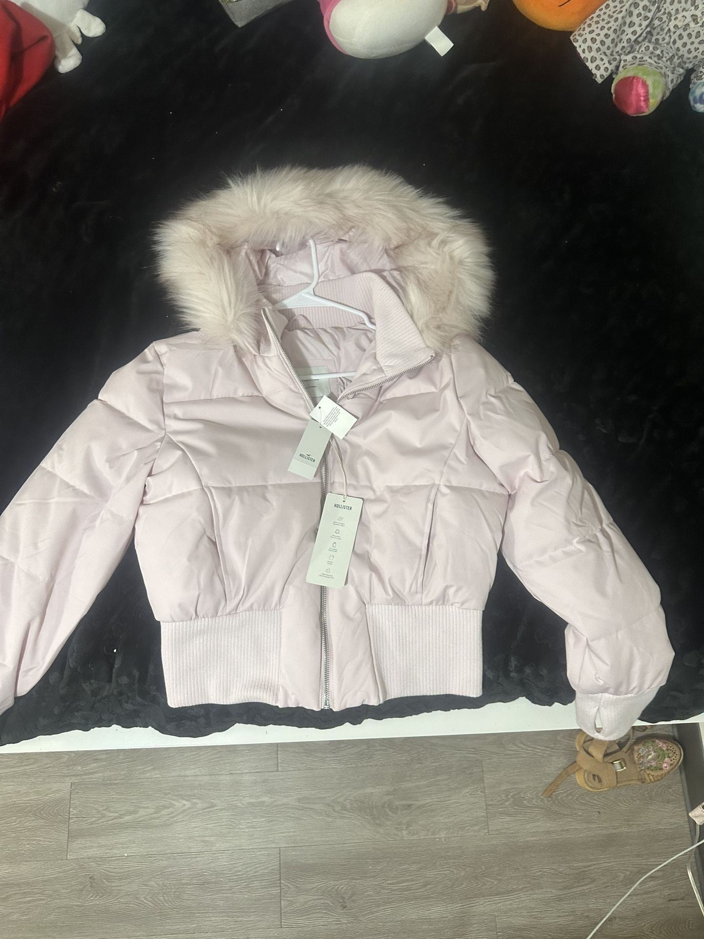 Hollister pink jacket