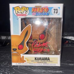 Signed Kurama Funko Pop