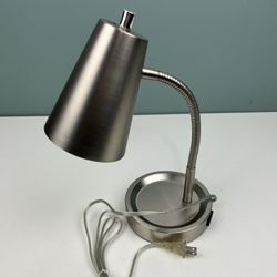 Room Essentials Silver Table Desk LED Lamp