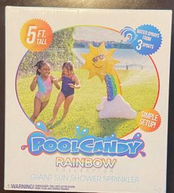 Pool Candy Giant Sun Shower Sprinkler Great Summer Fun BRAND NEW