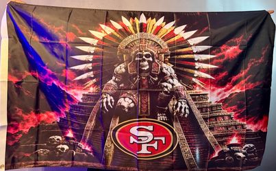 San Francisco 49ers Aztec Warrior Flag