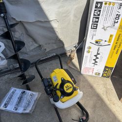 Champion Power Equipment 53cc 4-Cycle Gas Powered 1-Man Earth Auger with 8 in. Bit
