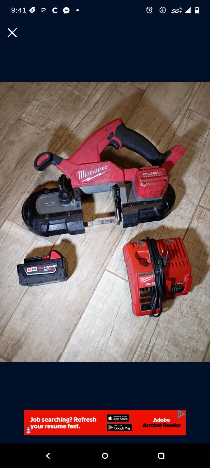 Milwaukee Bandsaw Combo