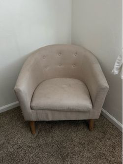 Beige Tub Chair mid century