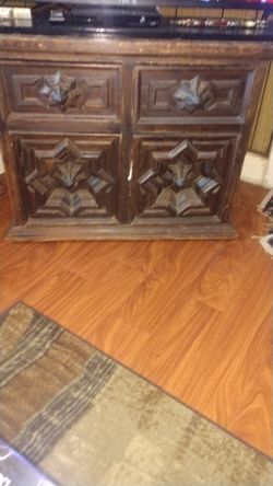 Antique dresser two drawers and two doors below