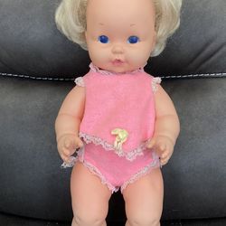 Vintage 1969 Mattel Baby Doll Tender Love With Original Outfit