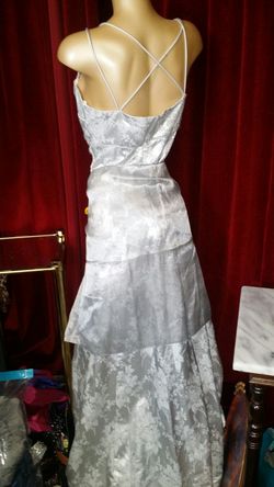 Masquerade ball gown silver