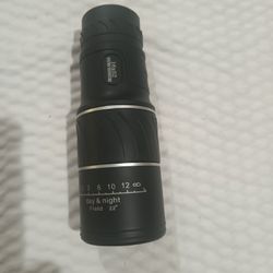 16x52 Monocular Telescope | Compact Day & Night Vision | Hiking Hunting