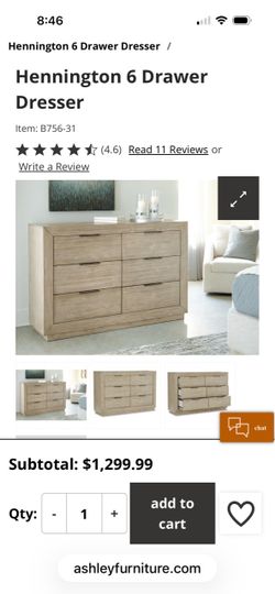 Ashley’s furniture nightstands and dressers
