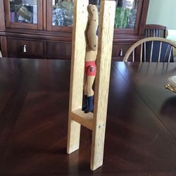Vintage Wooden Toy Acrobat Man
