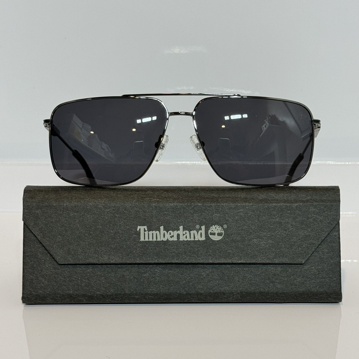 New Timberland 9292 Shiny Gunmetal Polarized Men’s Sunglasses 