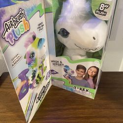 NEW Airbrush Plush T-Rex Dinosaur Toy – Paint Your Own Stuffed Dino