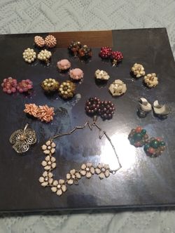 Clip On Earrings- Vintage