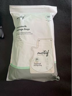 Breastmilk storage bags