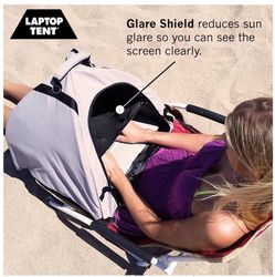 LAPTOP TENT - Portable Sun Shade & Water-Resistant
