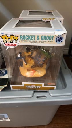 rocket and Groot Funko pop