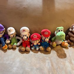Mario plushies