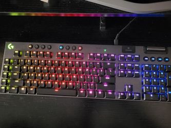 Logitech RGB Gaming Keyboard And Wireless Mouse
