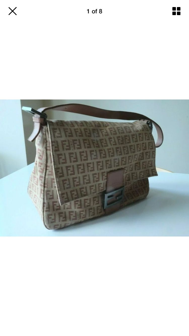 Fendi Zucchino Mama Baguette Pink (best offer or trade)