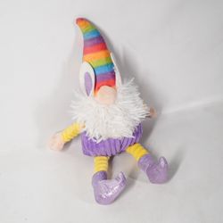 Rainbow Wizard Gnome Plush 12" Doll Toy Stuffed Animal Soft Plushie Stuffy